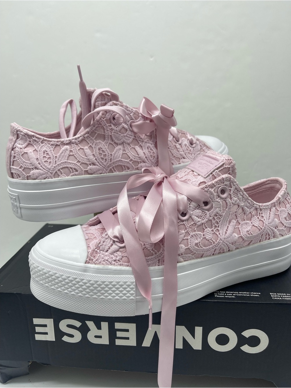 Converse A15006C CTAS LIFT OX
SUMMIT PINK/SUMMIT PINK/WHITE Platform Sneakers - Picture 11 of 16